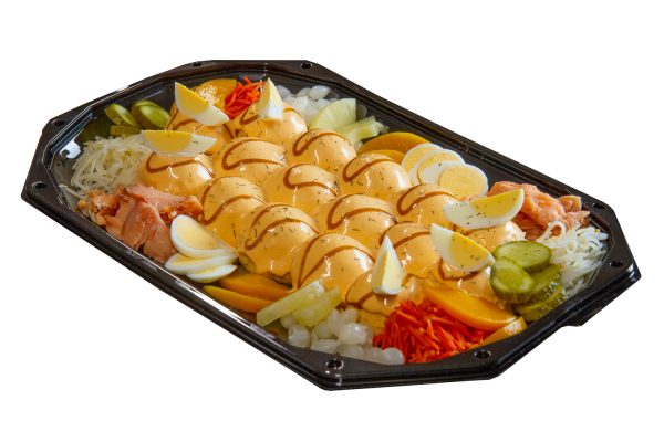 Zalm salade op schaal 8-10 personen