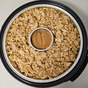 Smulpan met Pulled Chicken